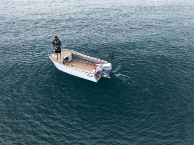450 Tiller powercat