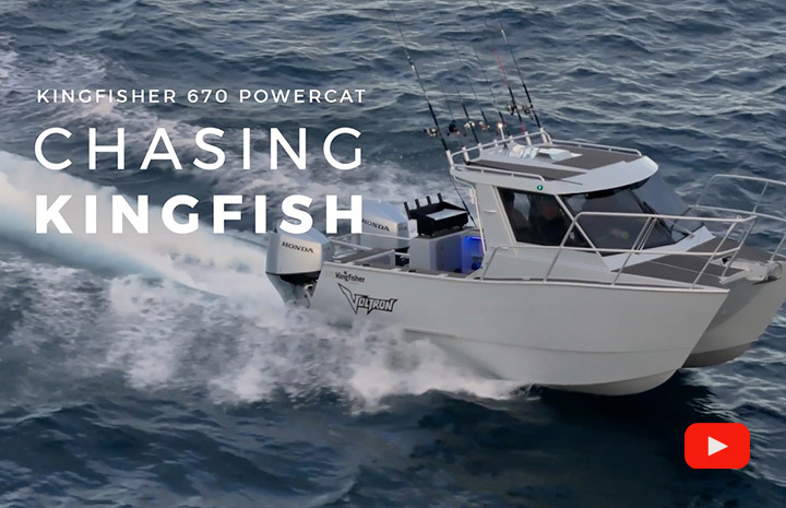 Chasing Kingfish and Snapper in the Kingfisher 670 Powercat